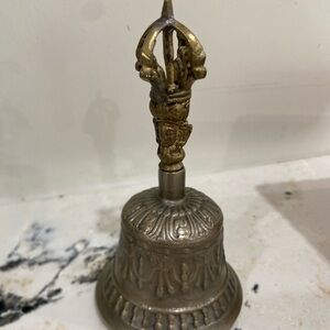 Antique Tibetan Ritual Ceremonial Ghanta Drilbu Bell